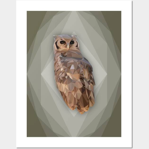 Overly Owl Wall Art by ErinFCampbell